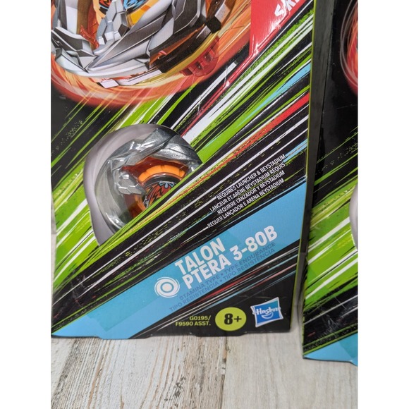 Mixed Beyblade X Top Booster New Sealed Talon Ptera 3-80B, Steel Samurai 4-80T - Picture 2 of 4